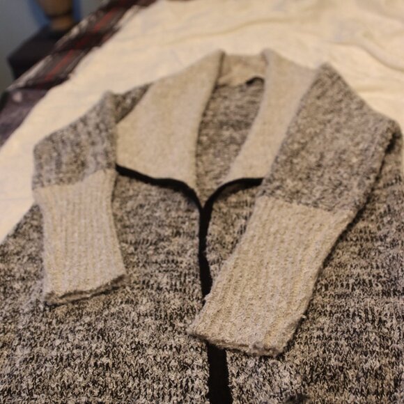 Fever Open Front Long Sleeve Cardigan Sweater Size M Cozy Casual Loungewear - Picture 13 of 13